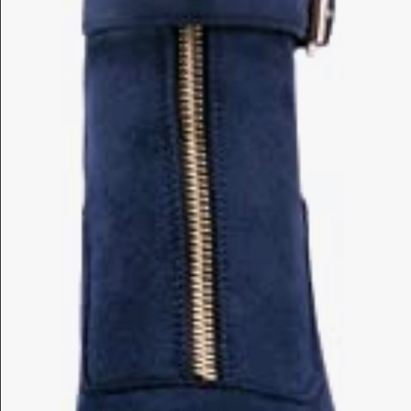 NWT Buckle Strap Ankle Booties 3 Inch Pointed Toe Zipper Heels Dress Jeans Boots - Picture 8 of 11